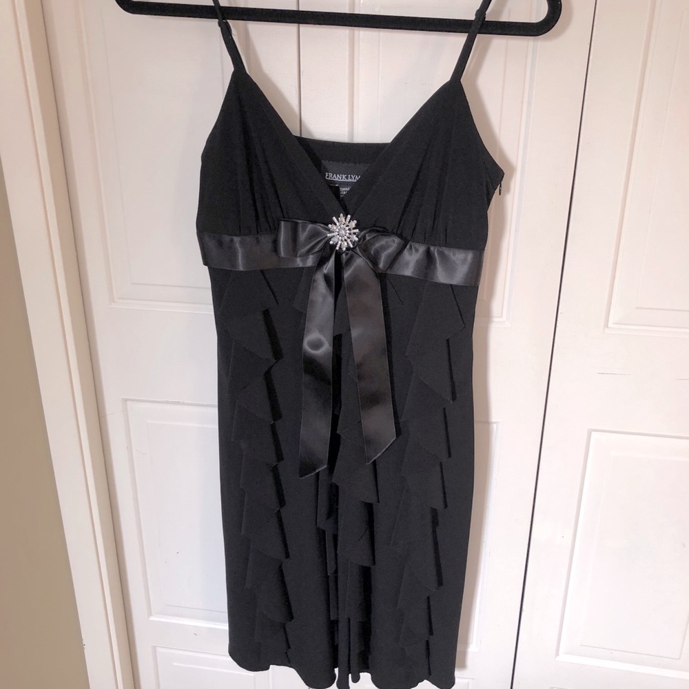 Frank Lyman Design Strappy Ruffled Party Dress